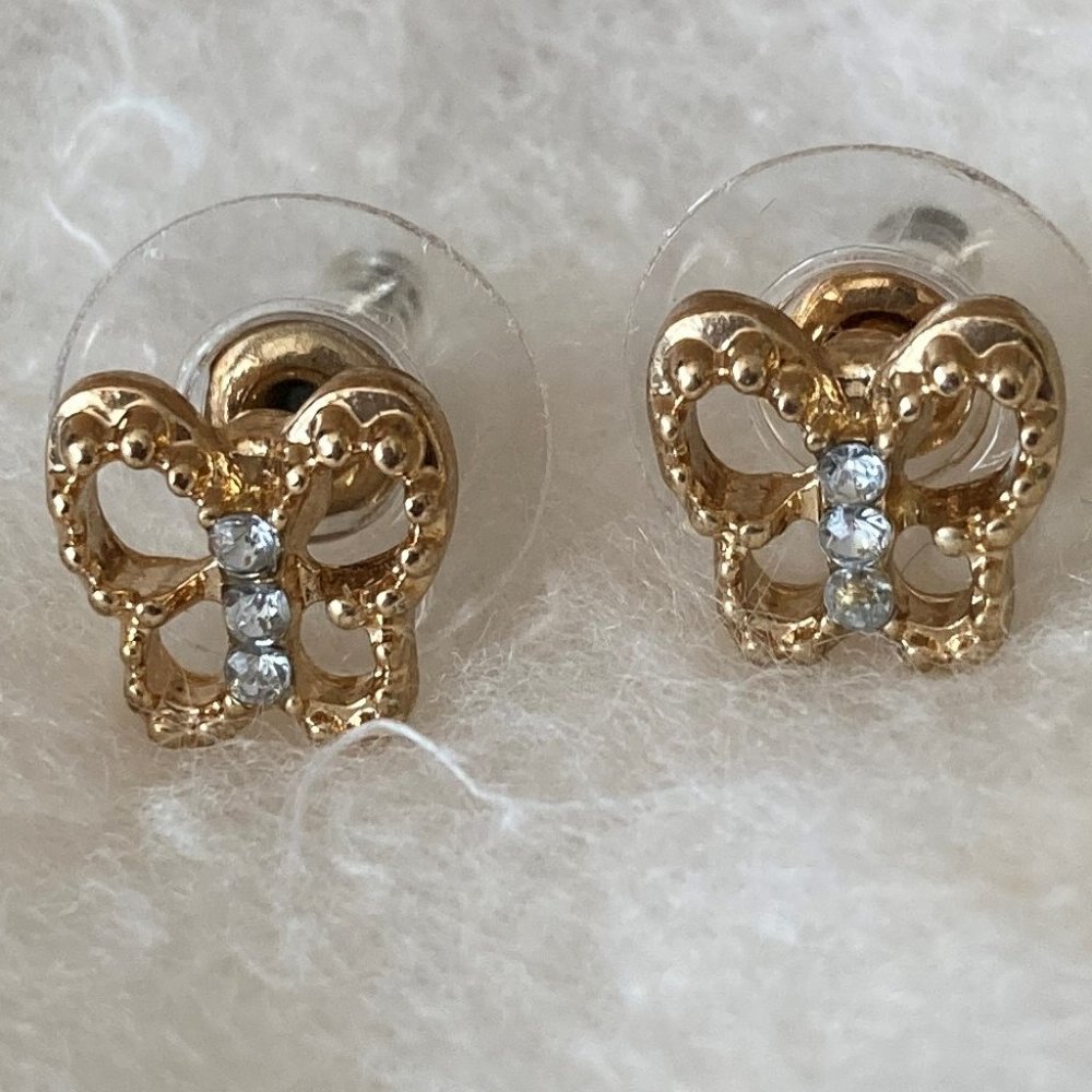 Golden Butterfly Earrings
